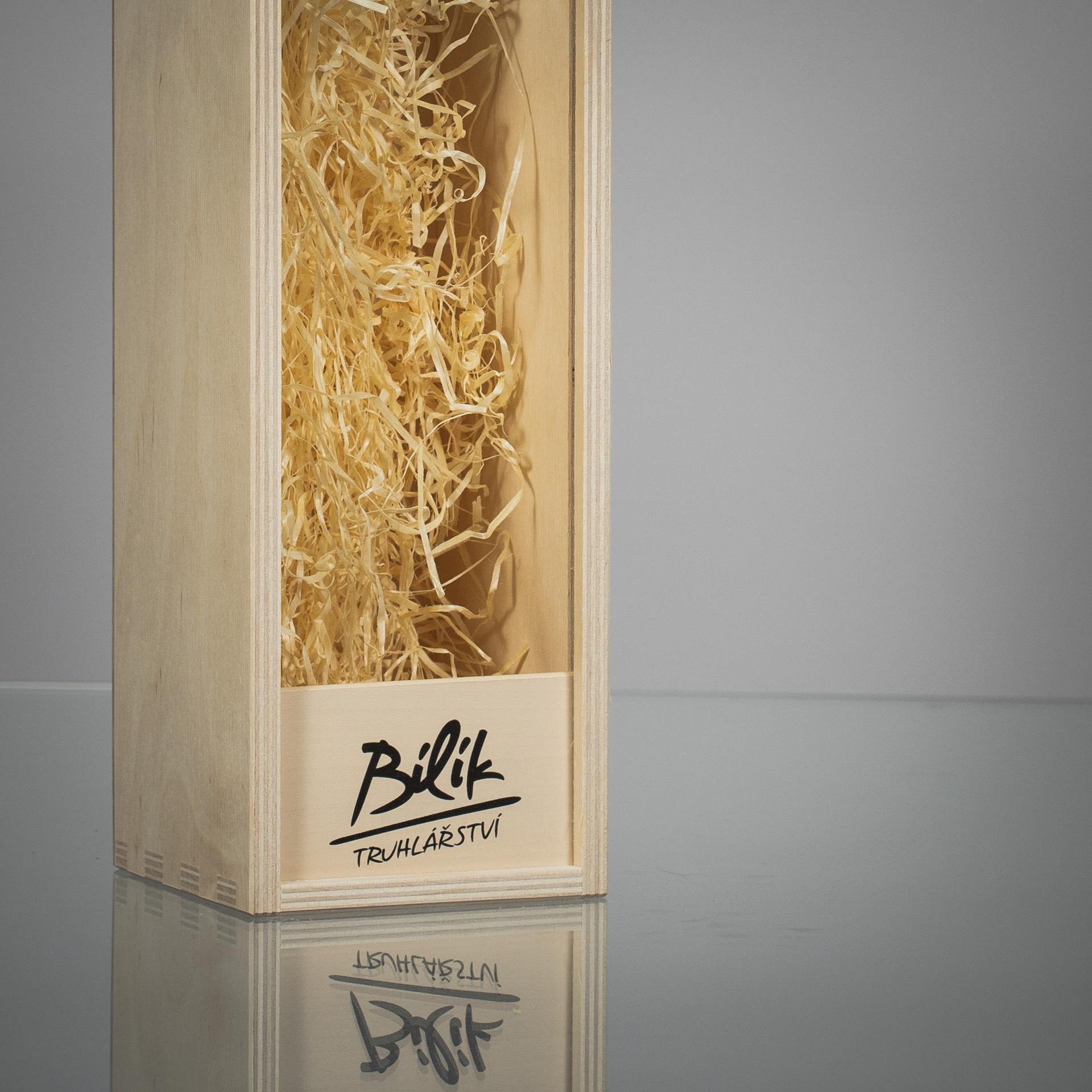 Kazeta na 1 víno - s čílkem