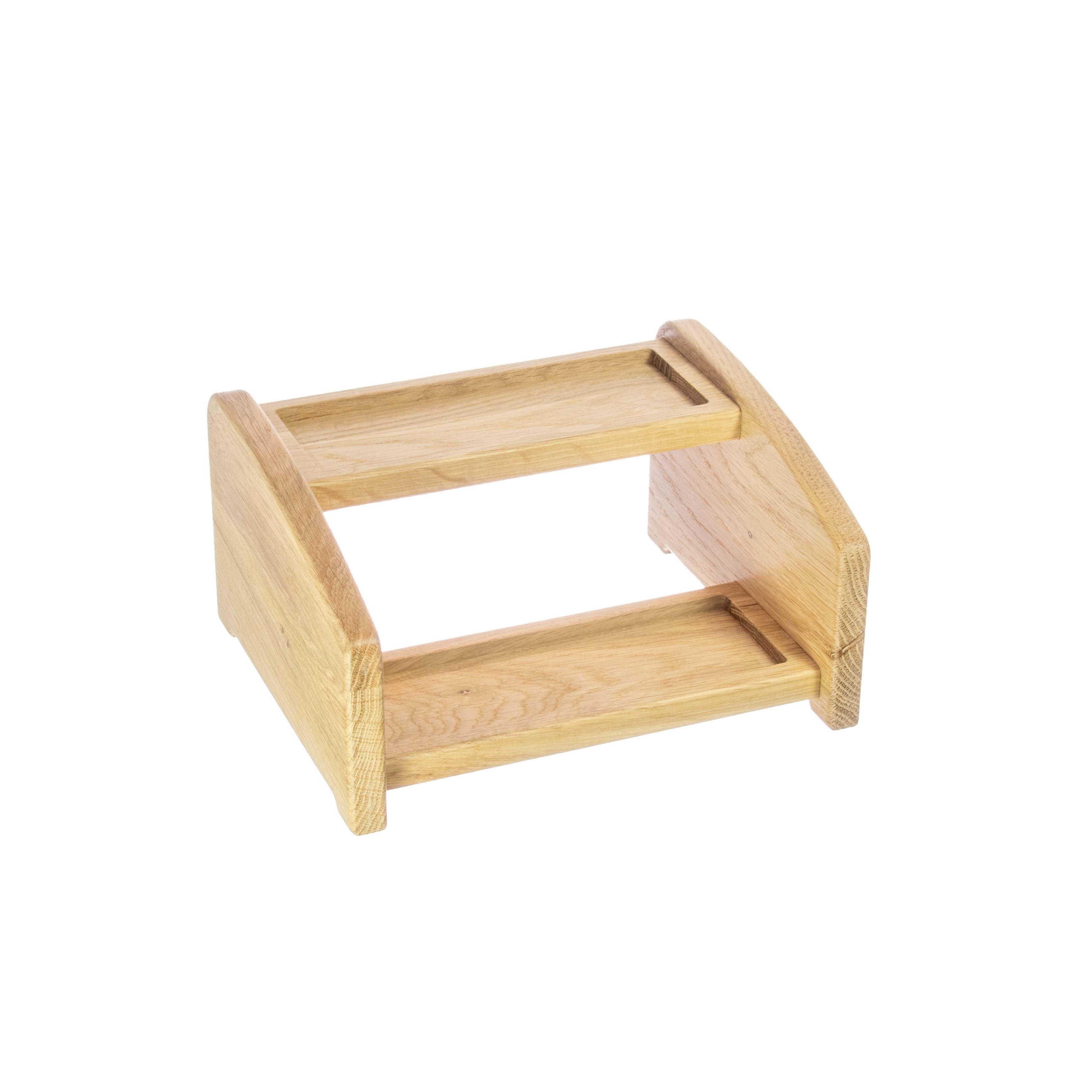 Polička na kořenky 1773 - polička s šesti skleněnými kořenkami