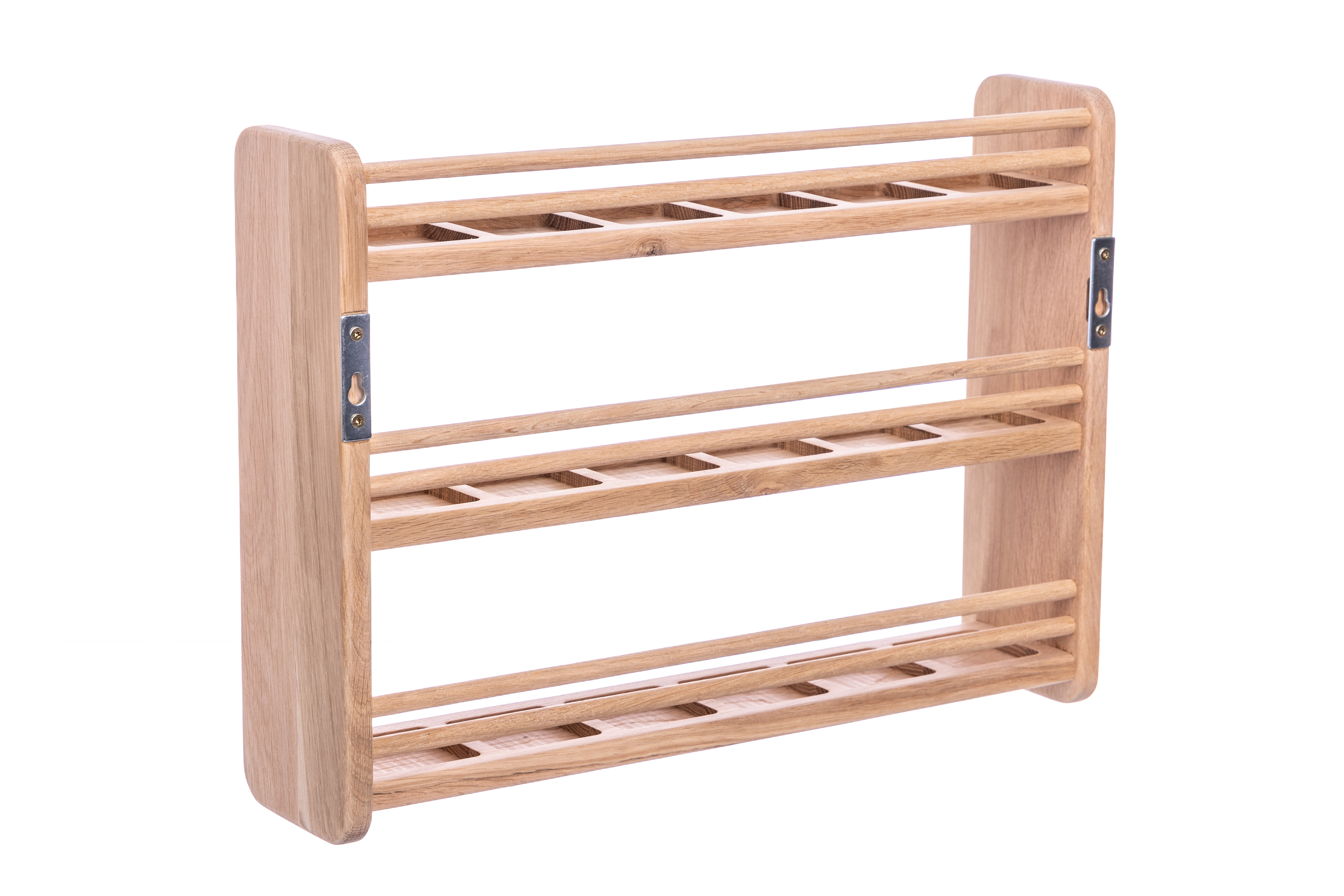 Polička na kořenky 1789 - polička s osmnácti skleněnými kořenkami